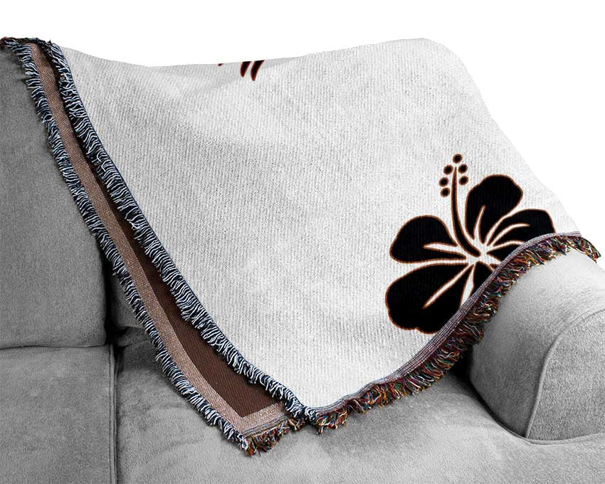 Aboriginal Lizard 1 throw blanket made from 100% cotton, featuring a thermal weave for breathability and a luxurious finish, perfect for home decor.